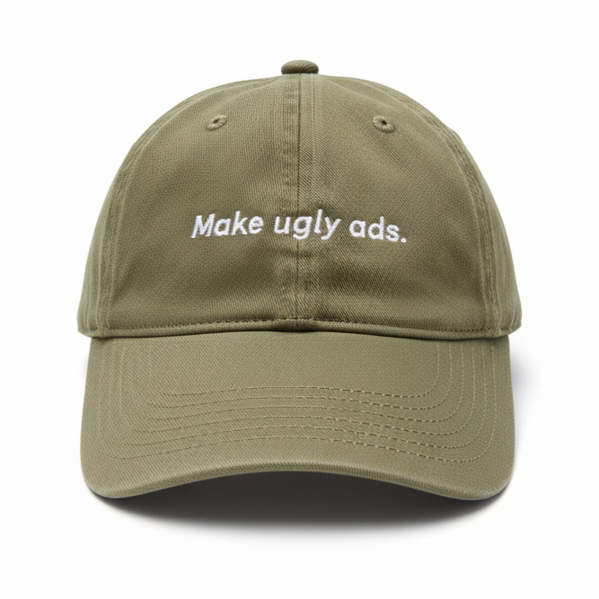 The Original Make Ugly Ads Dad Hatt