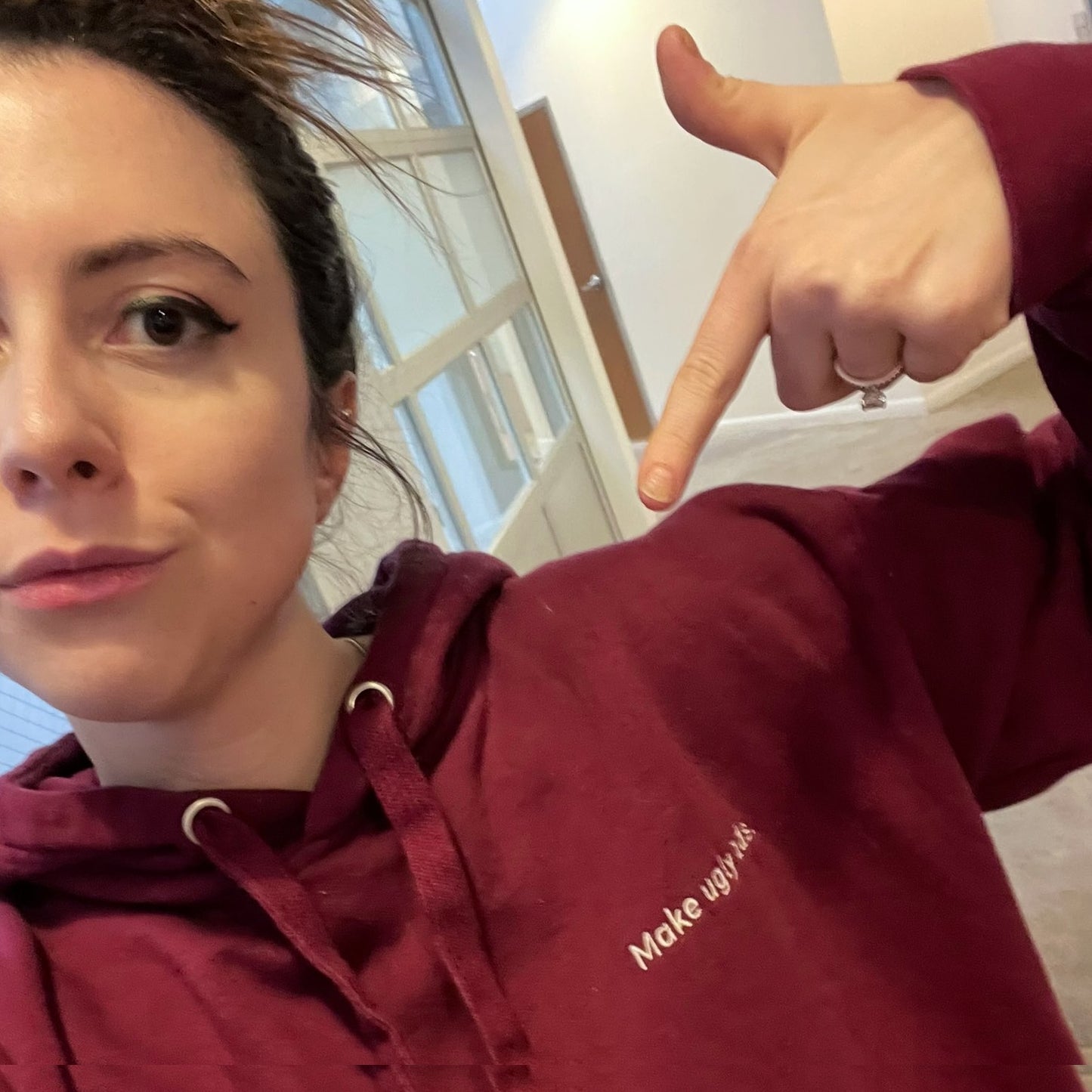 Make Ugly Ads Premium Unisex Hoodie